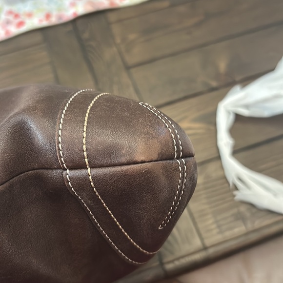 Leather Vintage Coach Purse - Picture 5 of 8